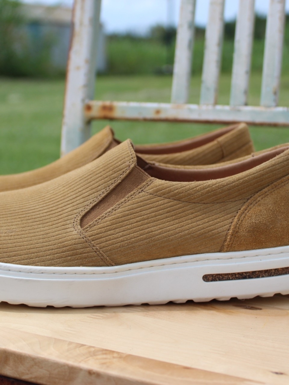 Men's Suede Slip-On Sneakers